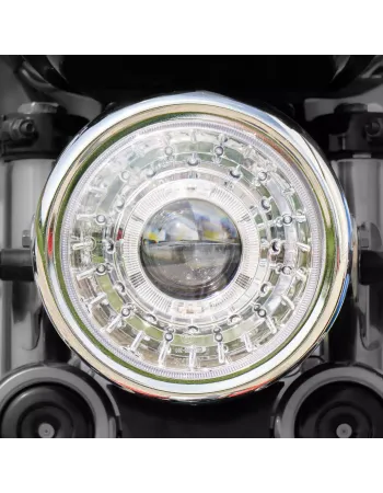 Far cu lupă și inel luminos Far cu lupă și inel luminos